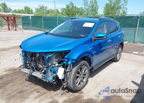 2017 Toyota Rav4 Hybrid Limited из США, поврежденный, VIN JTMDJREV1HD118313